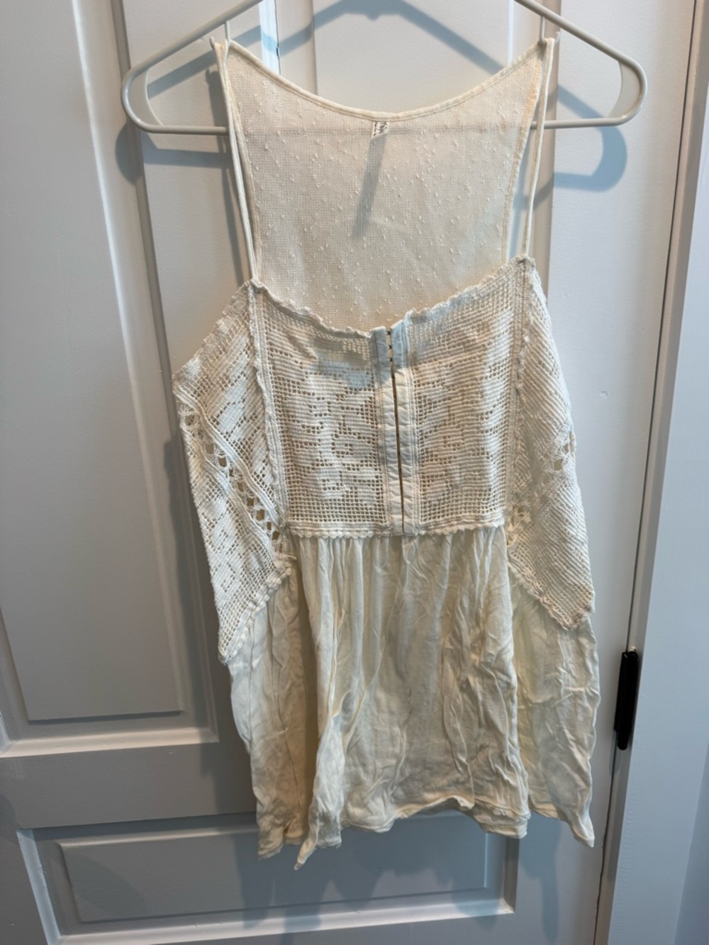 Free People Cream Tank